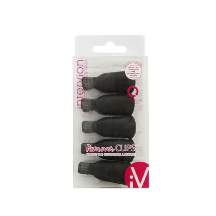 Intervion Remover Clips For Nagellack Removal 5 Pieces Nagellack Remover Make-up