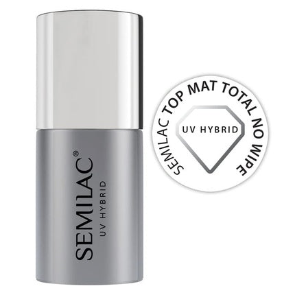 Semilac Top Matt Total No Wipe UV Nagellack Top Coat 7 ml Make-up