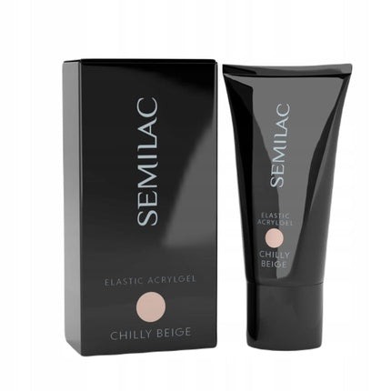 Semilac Acrylgel Double Flex Chilly Beige 30 g Gel-Nagellack Make-up