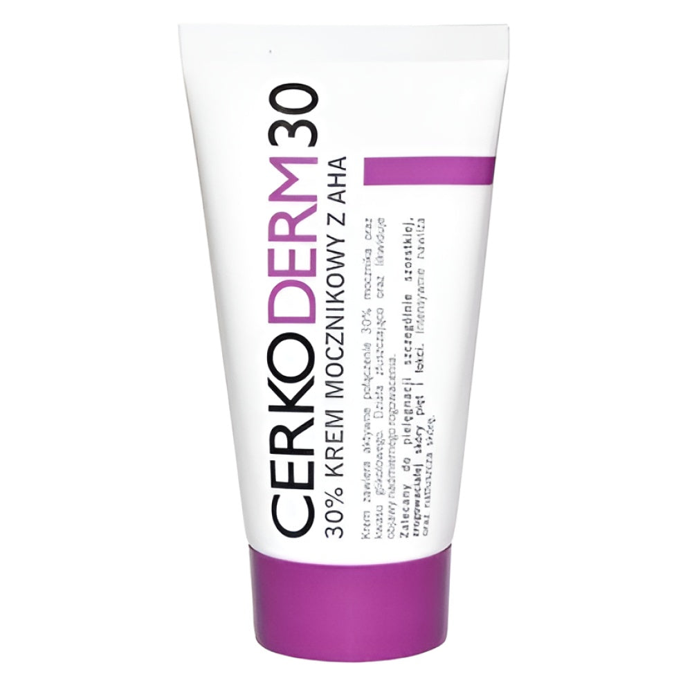 Cerkoderm 30 Urea Creme mit Aha 50 ml - feuchtigkeitsspendend Urea Creme Fußcreme Körperpflege