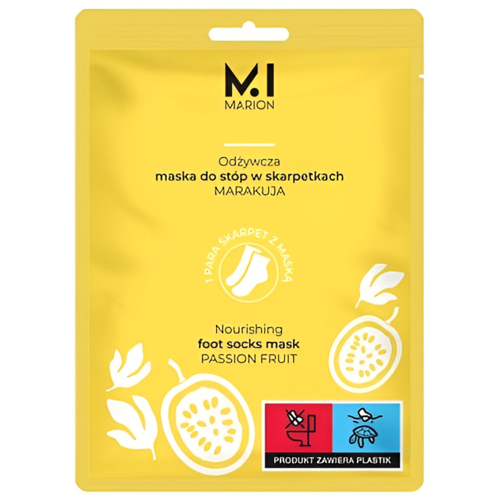 Marion nährend Foot Maske In Socks Passion Fruit 2 X 15 ml Körperpflege