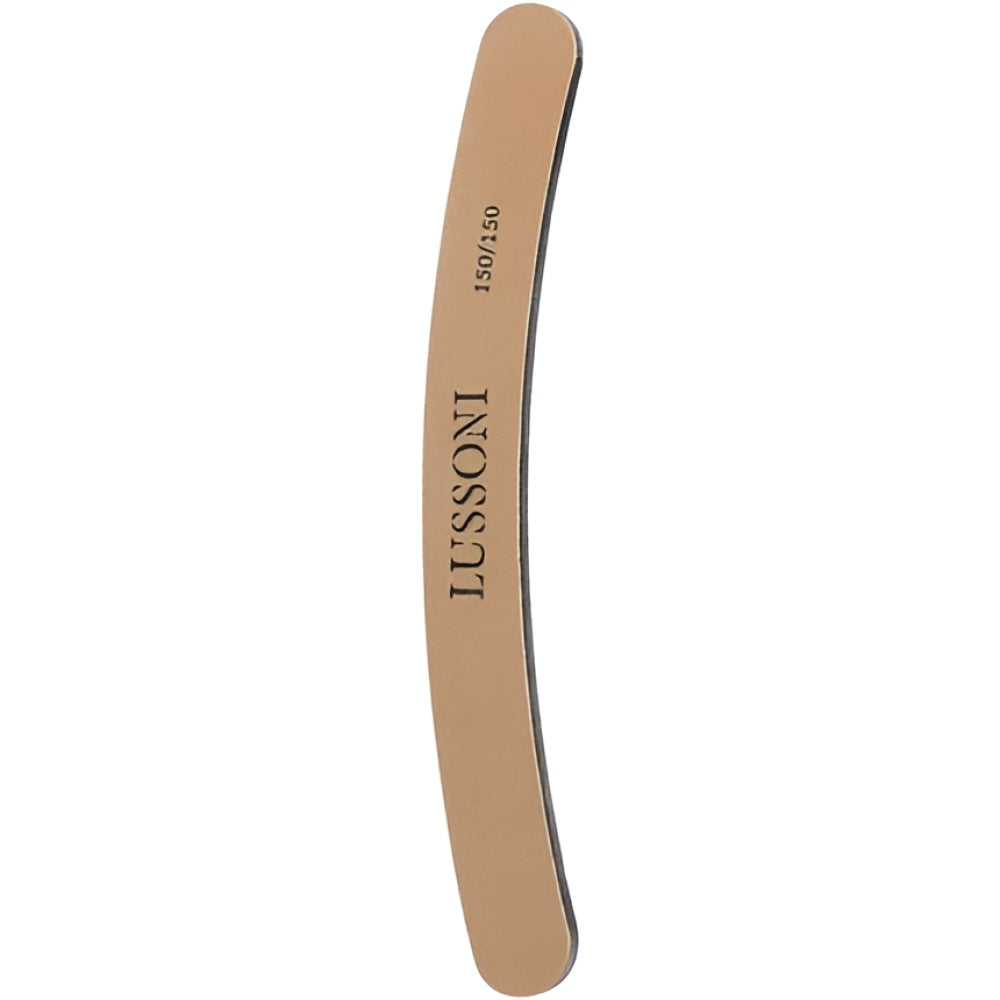 T4B Lussoni Premium Curved Nail Files 150/150 Grit - Pack of 10 Nail Clippers Tools