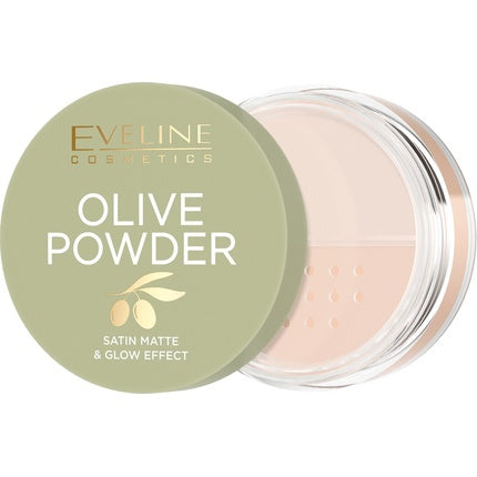 Eveline Kolorowka Barely Powder illuminierend Loose Face Powder Olive 8 g Puder Make-up