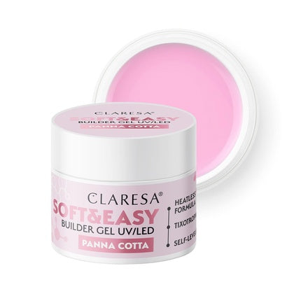 Claresa Soft & Easy Builder Gel Panna Cotta 12 g Gel-Nagellack Make-up