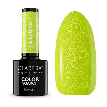 Claresa Soak Off Uv Led Funky Disco Hybrid Nagellack 75 g Gel-Nagellack Make-up