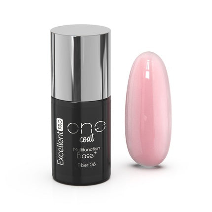 Excellent Pro One Coat Multifunction Base Fiber Hybrid Base Just Peachy 7 g Base Coat Make-up