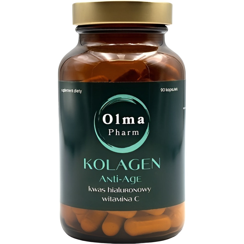 Olma Pharm Collagen Anti-Age Hyaluronic Acid Vitamin C 90 Capsules Anti-Aging Pflege Gesundheit