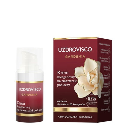 Uzdrovisco Gardenia Augencreme 15 ml nährend Augenpflege Gesichtspflege