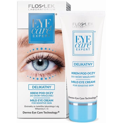 Floslek Augenpflege Expert Delicate Augencreme For empfindliche Haut 30 ml Gesichtspflege