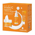 Floslekset Go For Glow Vitamin C Antiaging Creme Day And Night 50 ml aufhellend Serum Vit C 10 30 ml illuminierend Augencreme 30 ml Glow Serum Gesichtspflege