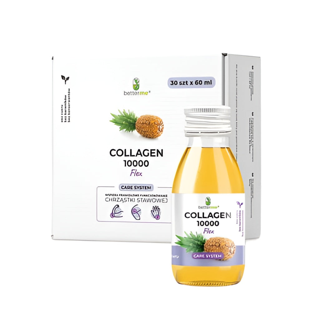 Betterme Collagen 10000 Flex Fish Collagen Drink Dietary Supplement Pineapple 30x60ml Nahrungsergänzung Vitamine