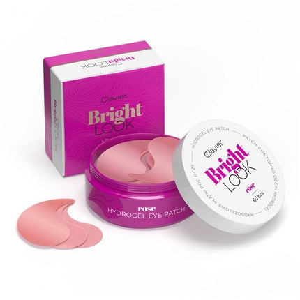 Clavier Bright Look Eye Patches Rose - 60 Pieces Eye Masks Eye Pads