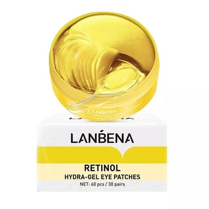 Lanbena Retinol Hydrogel Eye Patches Anti-Wrinkle mit Retinol 60 Pieces Eye Masks Eye Pads