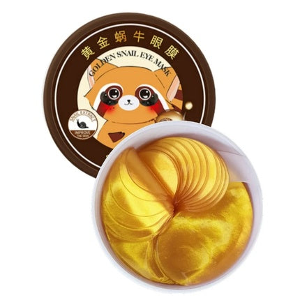 Sersanlove Golden Snail Hydrogel Eye Patches mit Hyaluronic Acid And Natural Extracts - 60 Pieces Eye Masks Eye Pads