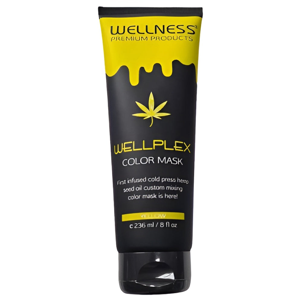 Wellness Color Maske Yellow 250 Milliliters Haarmaske Haarpflege