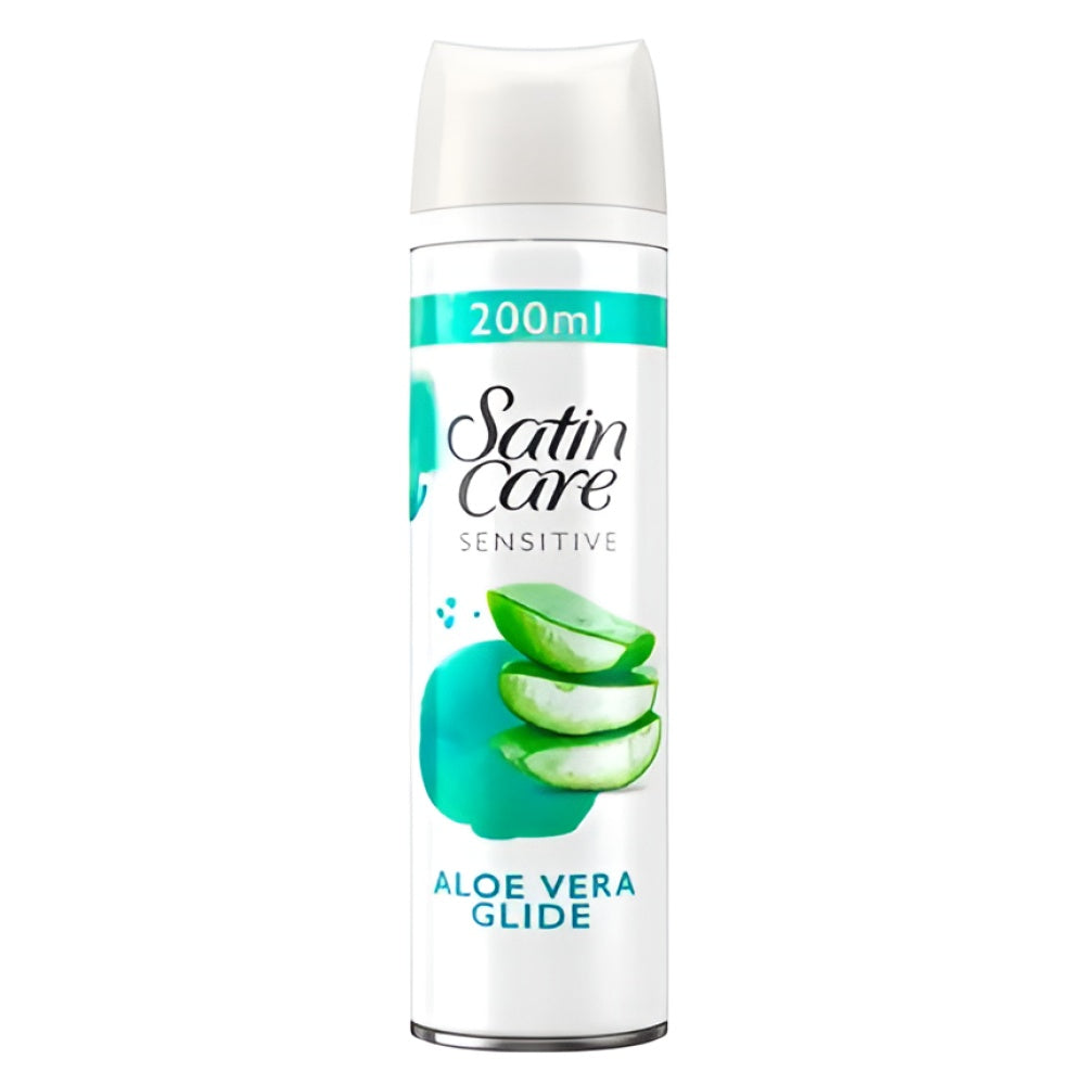 Gillette Satin Care Sensitive Aloe Vera Shaving Gel 200 ml Shaving Creams Foams
