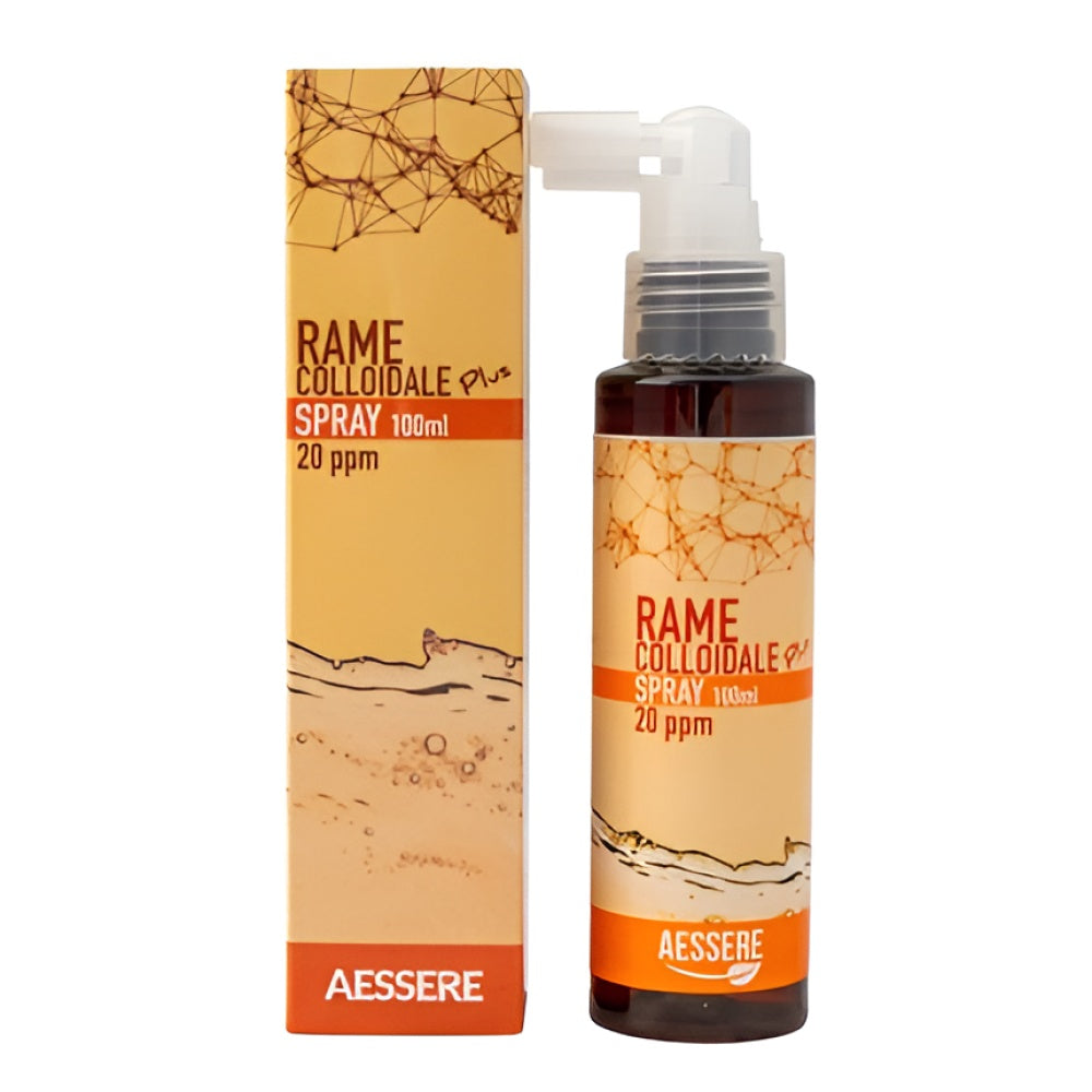 Aessere Colloidal Copper Plus Spray 20 ppm 100 ml Foot Spray Körperpflege