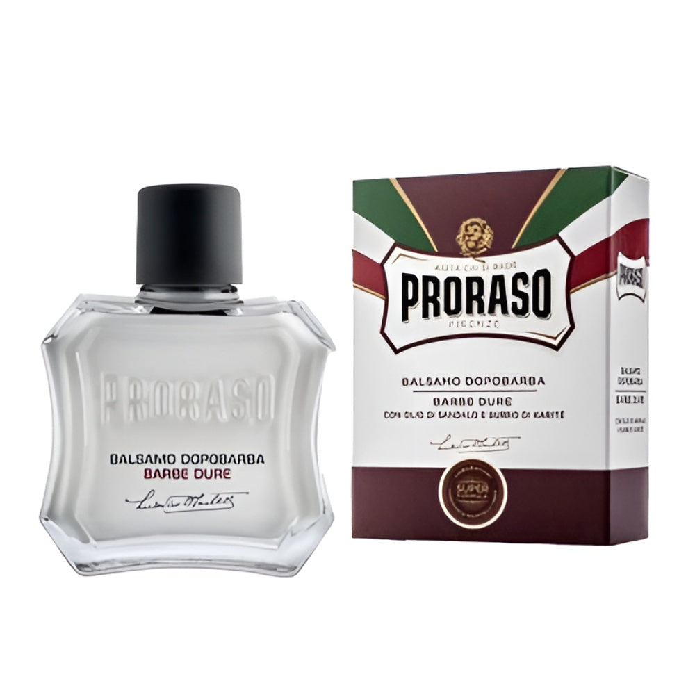 Proraso Red After Shave Balm nährend Aftershave Balm mit Sandalwood 100 ml Parfum