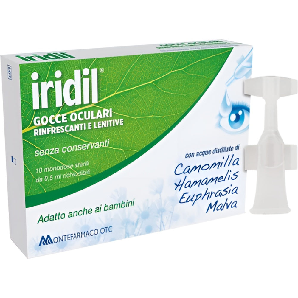 Iridil Eye Drops 10 Sterile Reusable Ampoules 0.5 ml Augentropfen Gesundheit