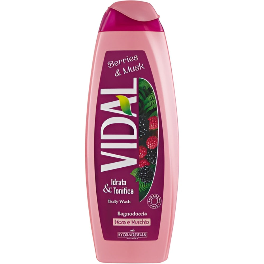 Vidal BlackBerry and Moss Bath Foam Toning 500 ml Körperpflege