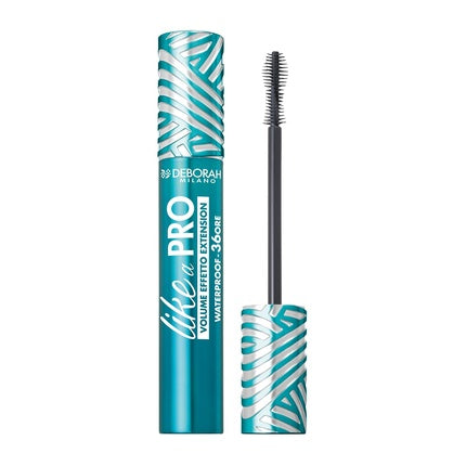 Deborah Milano Like a Pro Waterproof Mascara for Extra Volume and Infinite Length 12 ml Make-up