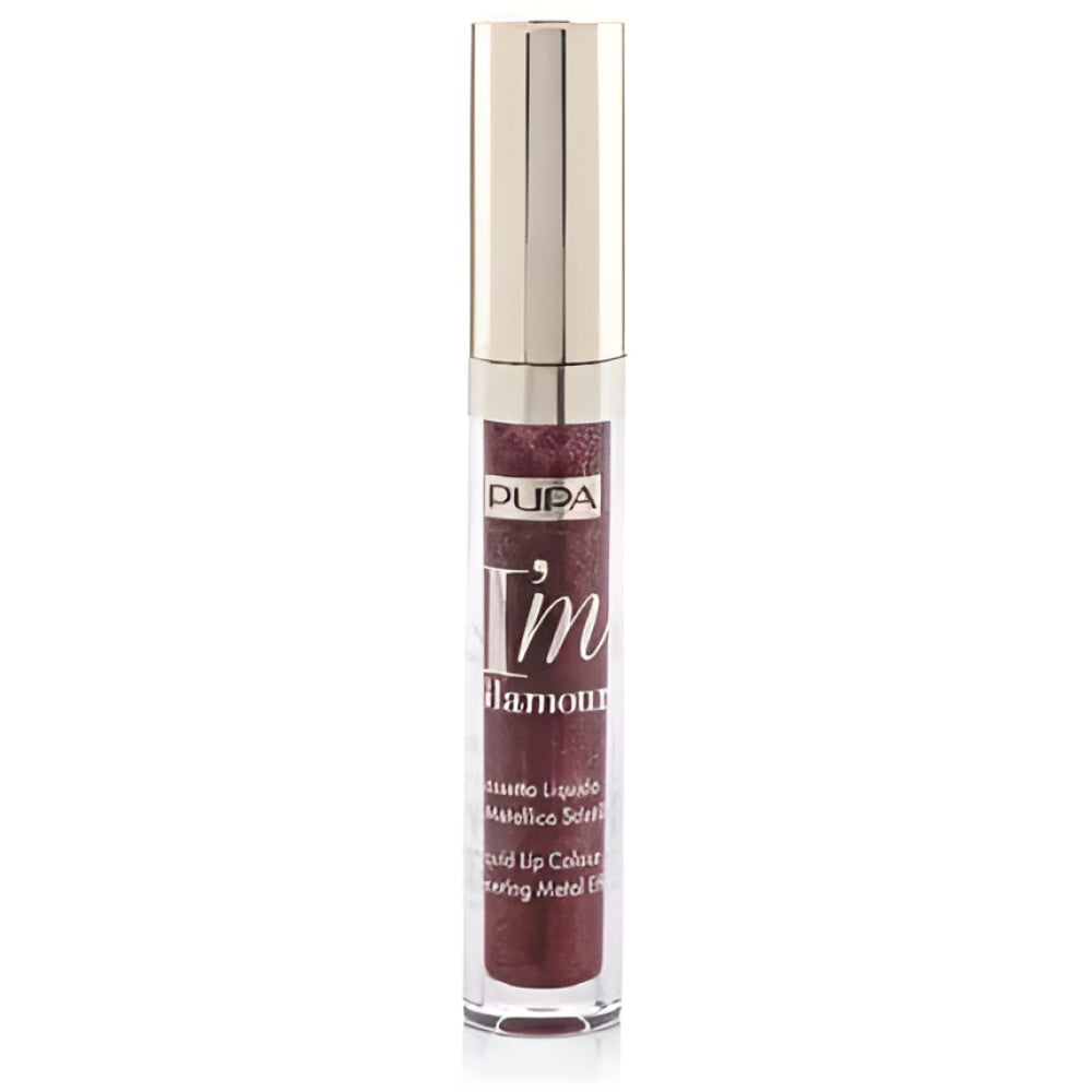 Pupa Milano I'M Glamour Liquid Lippenstift No.006 Cyclamen Violet Metallized 2.7 ml Lipgloss Make-up