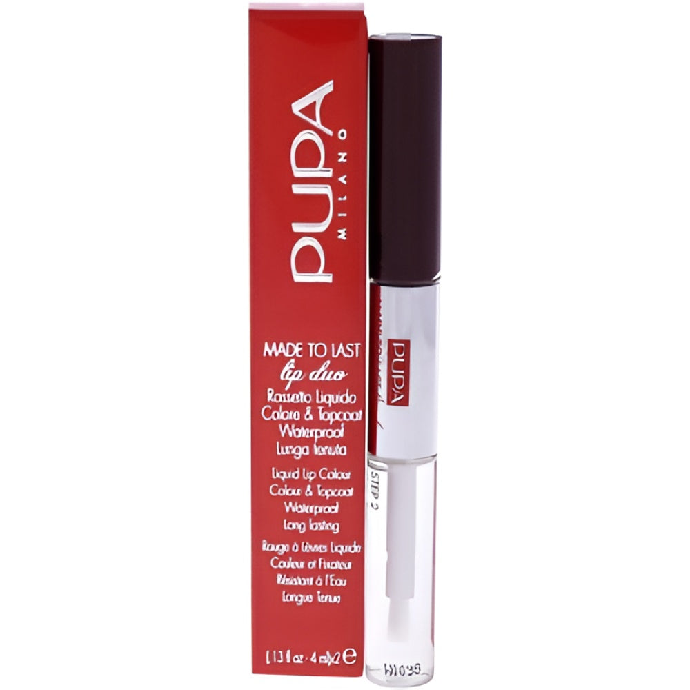 Pupa Milano Made To Last Lip Duo Liquid Lippenstift N. 017 Red Wine 29 g Make-up
