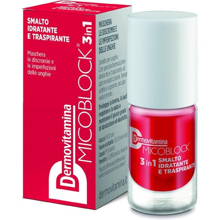 Dermovitamine Micoblock feuchtigkeitsspendend and Breathable Nagellack 5 ml Dermatological Skin Care Gesundheit