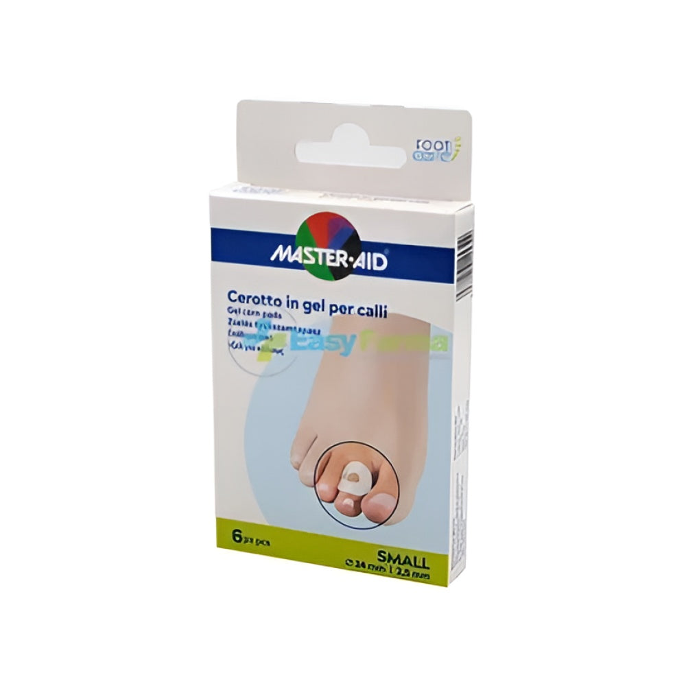 Pietrasanta Pharma Master Aid Foot Care Gel Patch For Calluses 6 Patches Size Small Callus Remover Körperpflege