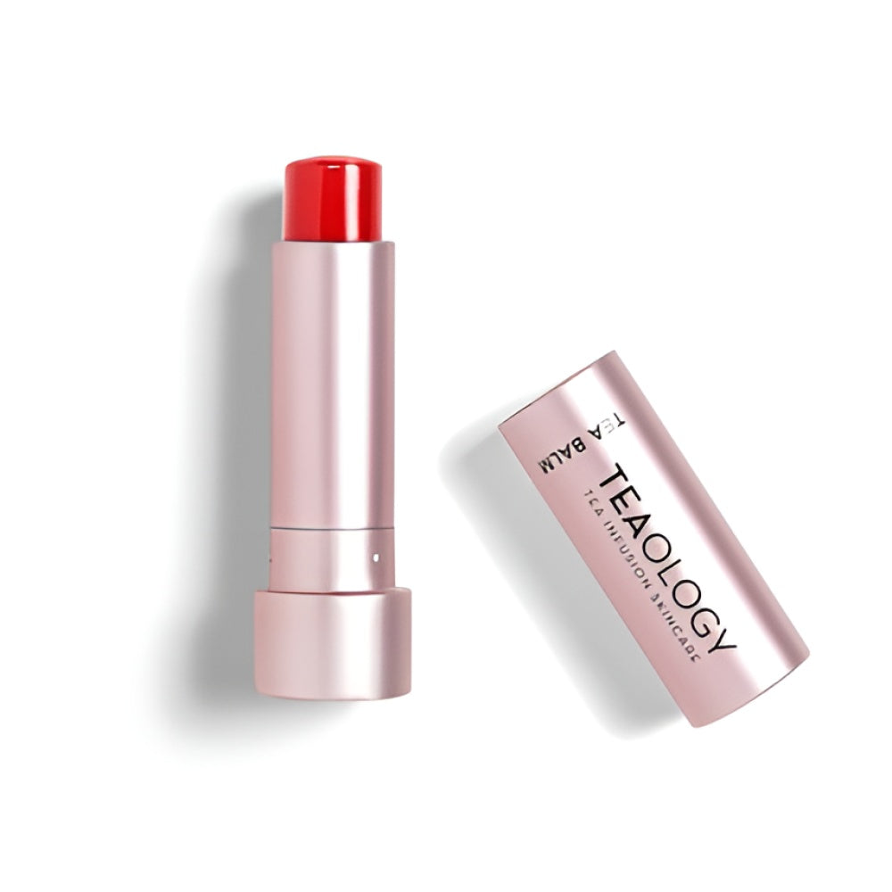 Teaology Tea Infusion Skincare Cherry Lippenpflege 23 g - Cherry Shade - Lippenpflege mit Antioxidant Tea Extract - Natural Cosmetics Make-up
