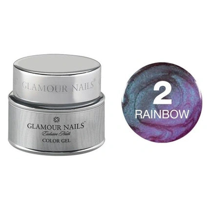 Vip Glamour Color Gel Rainbow 2 - 5 Milliliters Gel-Nagellack Make-up