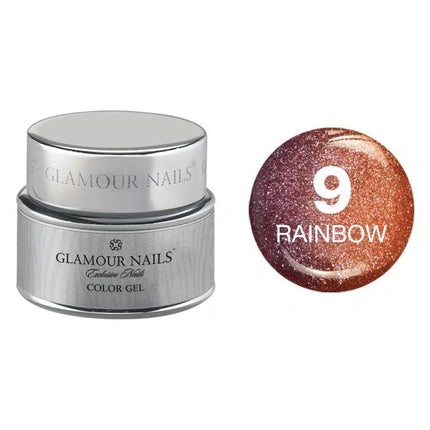 Vip Glamour Color Gel Rainbow 9 - 5 Milliliters Gel-Nagellack Make-up