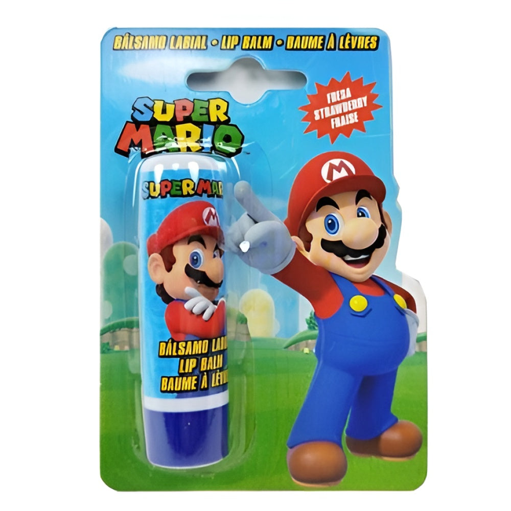 Super Mario Bros Strawberry Lippenpflege for Kids 4 g Make-up