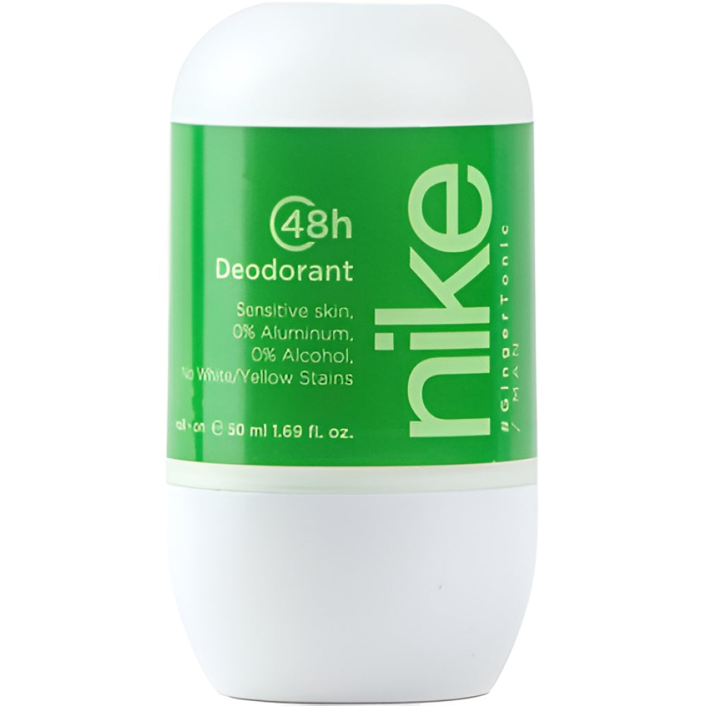 Nike Ginger Tonic Men's Roll-On Deodorant 50 ml - Anti-Stain Parfum