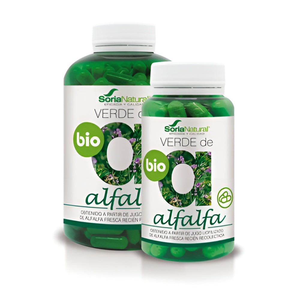 Soria Soria Verde Alfalfa 80 Capsules Herbal Dietary Supplement Nahrungsergänzung Vitamine