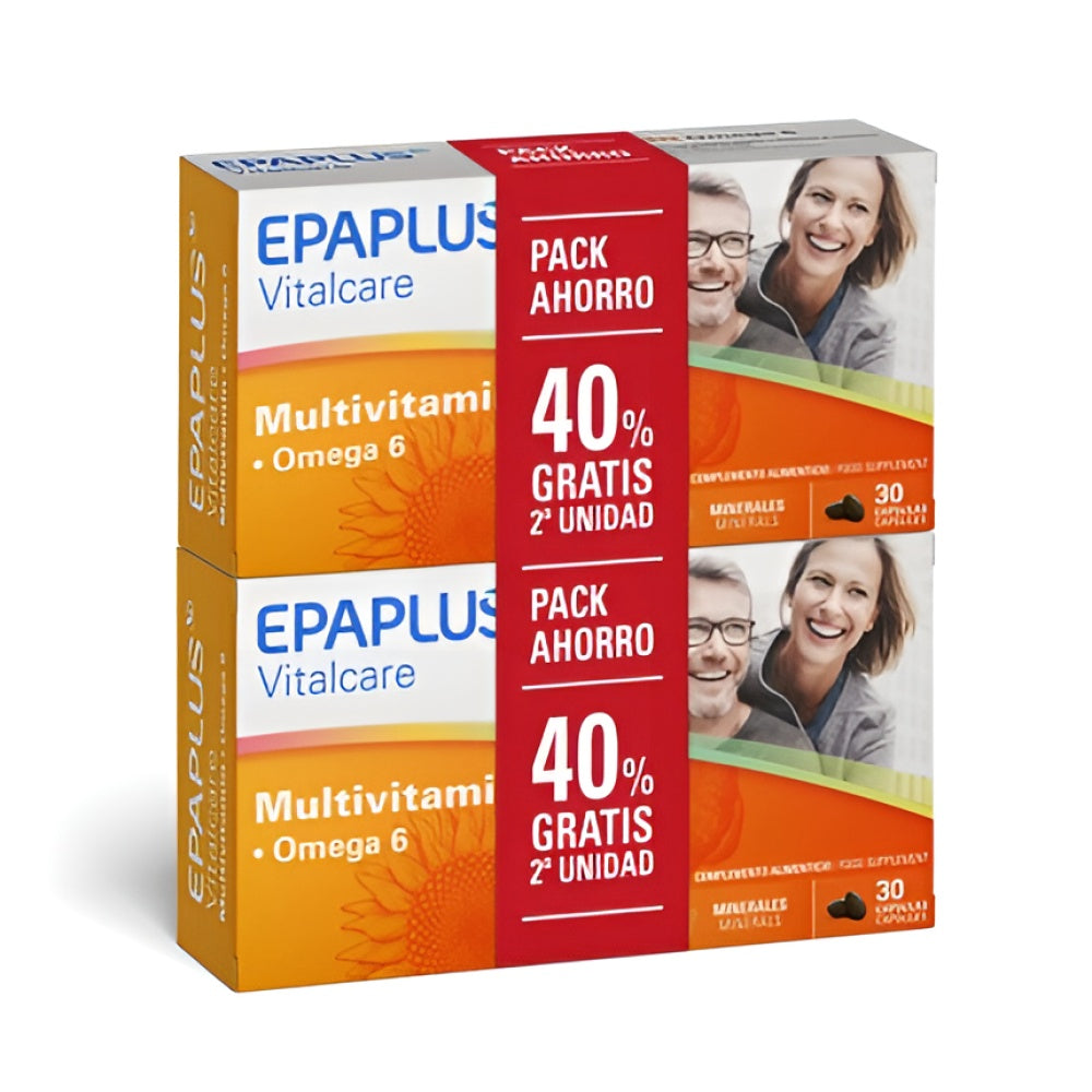 Epaplus Epaplus Vital Multivitamins - 30 Capsules X 2 Units Nahrungsergänzung Vitamine