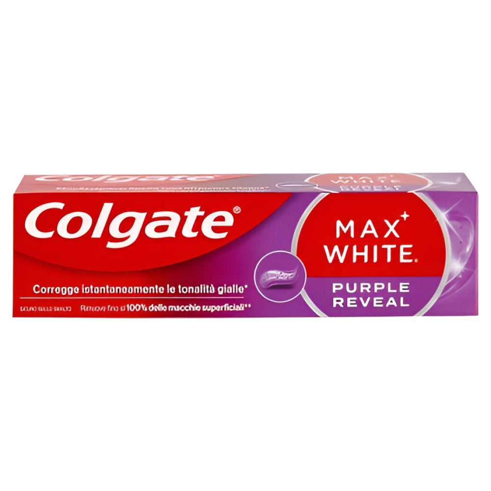 Colgate Max White Purple Reveal Zahnpasta 75 ml Zahnpflege