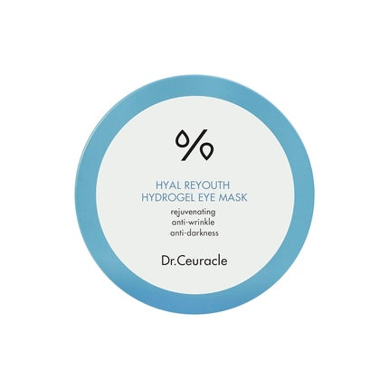 Dr. Ceuracle Hyal Reyouth Hydrogel Eye Maske 60 Pads 90 g aufhellend feuchtigkeitsspendend Sleeping Maske mit Hyaluronic Acid Firming Eye Gel Treatment Anti-Aging Patches for Dark Circles Wrinkles Fine Lines Eye Masks Eye Pads