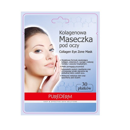 Purederm Collagen Eye Zone Maske - 30 Pieces Eye Masks Eye Pads