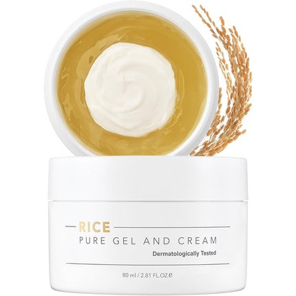 THANKYOU FARMER Rice Pure Gel and Creme Korean Rice Extracts 100,000ppm 2.81 Fl Oz Augencreme Gesichtspflege