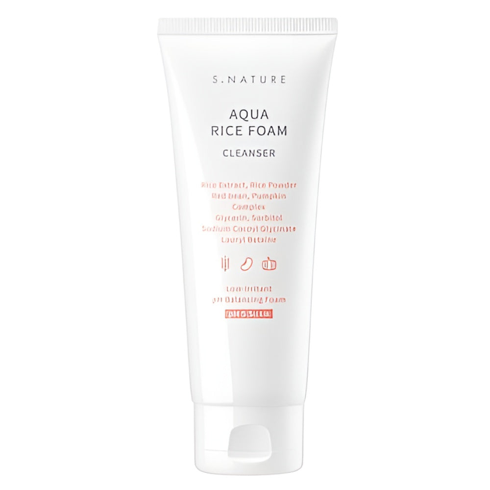 S.Nature Aqua Rice Foam Reinigung - 160 ml Reinigungsschaum Gesichtspflege