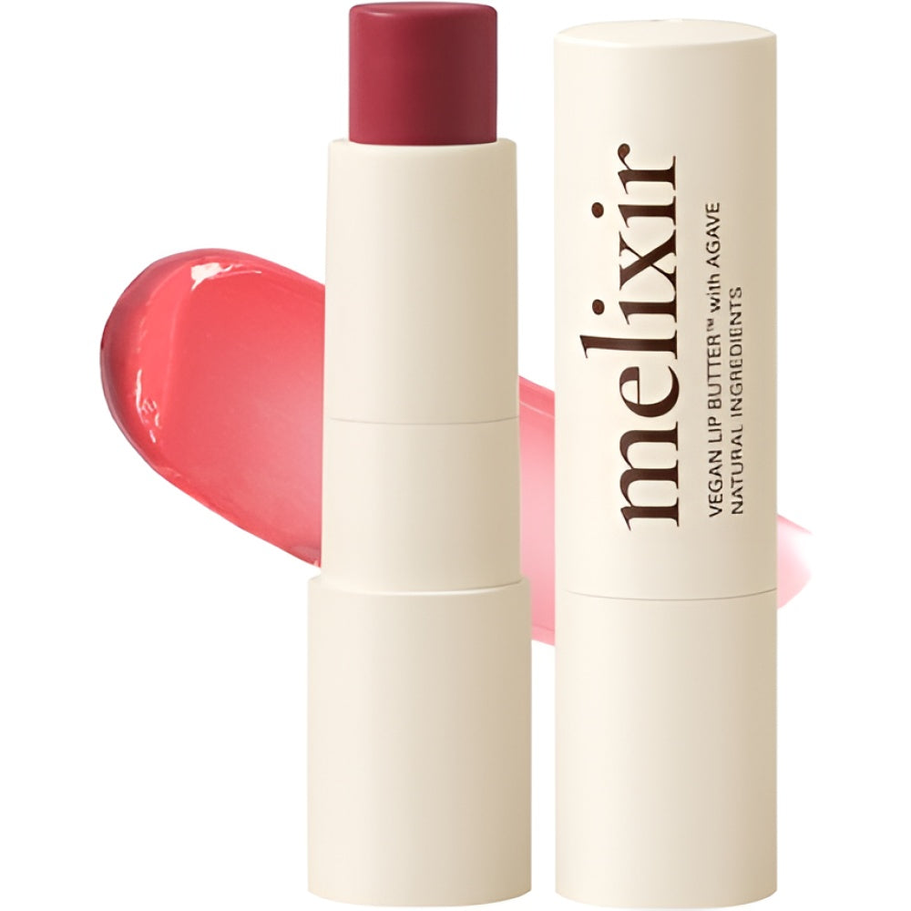 Melixir Vegan Lip Butter #05 Dewy Rose Tinted 0.13oz Lippenpflege Make-up