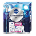 Nivea Hyaluron Heroes Expert Filler Cellular Hyaluron Serum 15 ml Expert Filler Cellular Antiaging Tagescreme Spf30 50 ml feuchtigkeitsspendend Lippenpflege 48 g Gesichtspflege