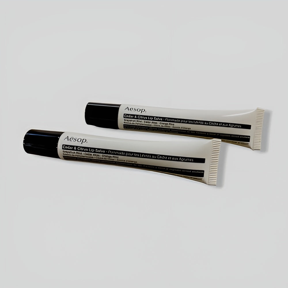 Aesop Lip Salve Cedar Citrus feuchtigkeitsspendend 2pack 03 Oz 9 ml Lippenpflege Make-up